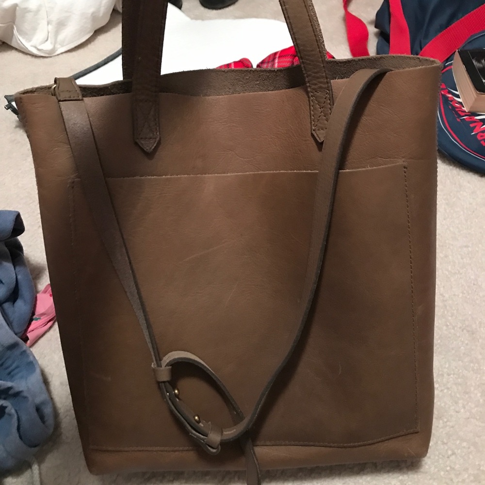 Madewell medium transport tote olive